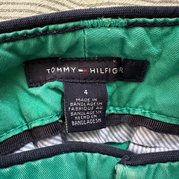 Tommy Hilfiger Green Cotton Pants - Picture 6 of 9